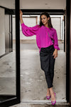 Fuchsia- Pink Blouse