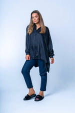 Black Cape blouse