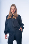 Black Cape blouse