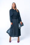 Polka dot Pleat